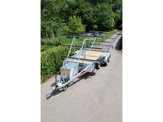 TC 2000 HDG 3x9 Rowing Boat Trailer 